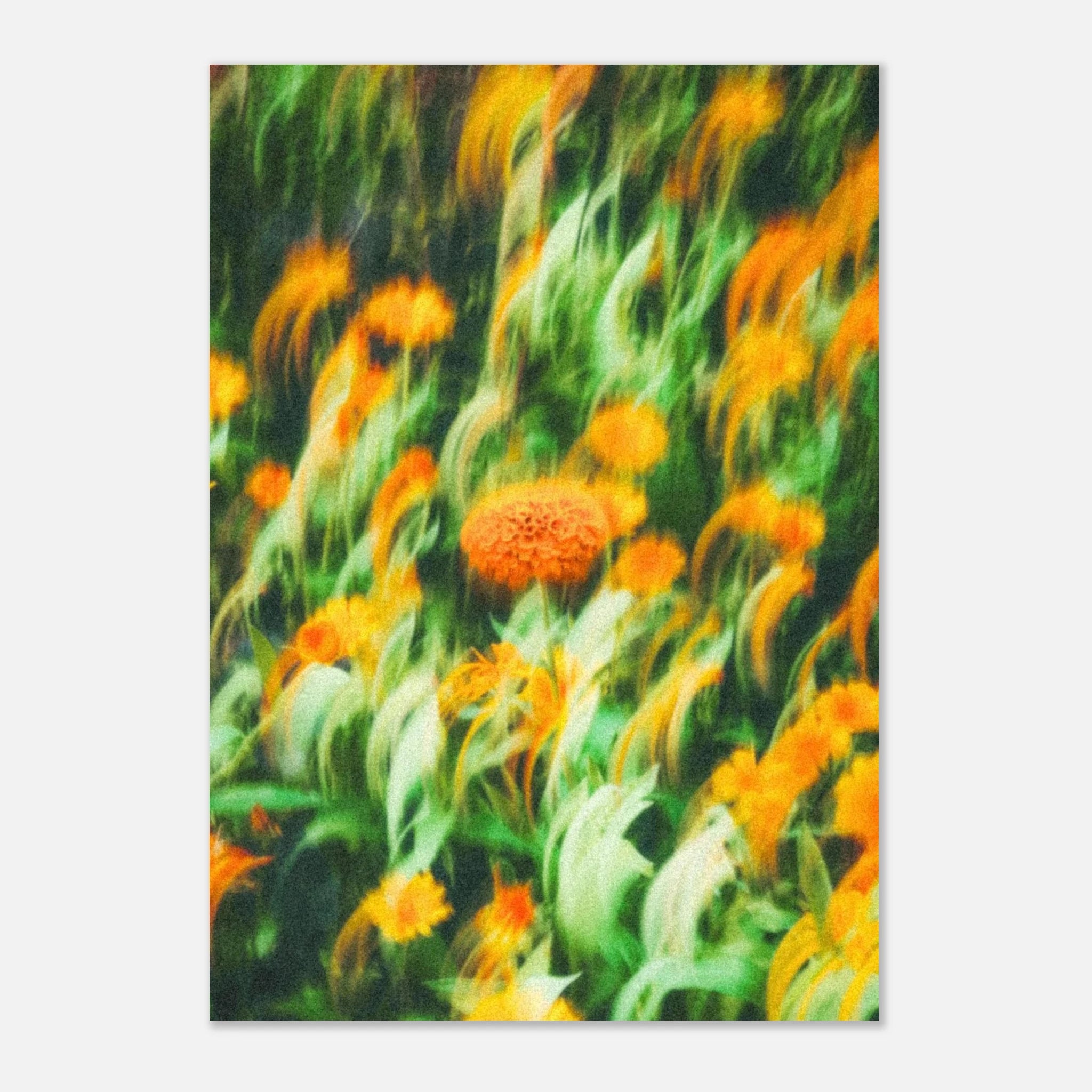 Floral artwork poster